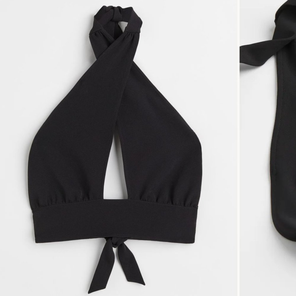 *H&M Halterneck crop top